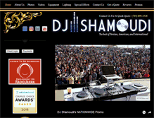 Tablet Screenshot of djshamoudi.com